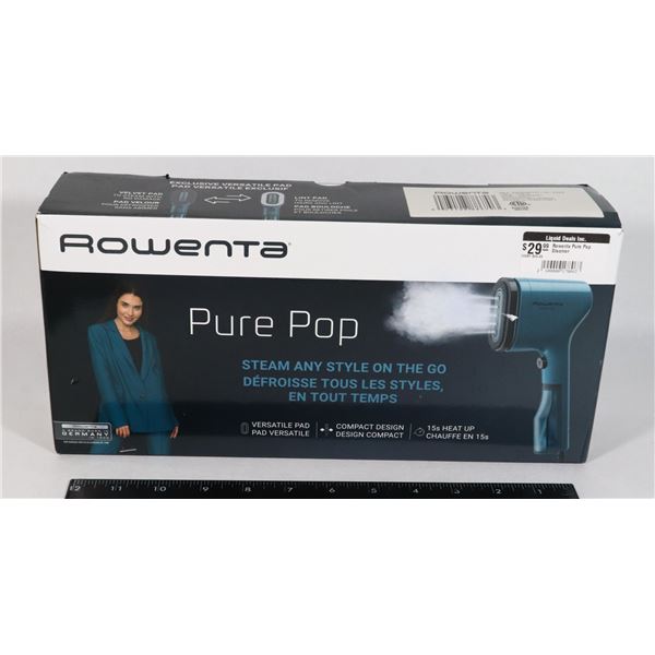 ROWENTA PURE POP STEAMER-STORE RETURN
