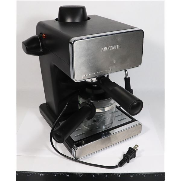 MR. COFFEE ESPRESSO MAKER. ESPRESSO WORKS, STEAMER