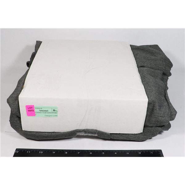 GREY FLANNEL CURTAINS-STORE RETURN