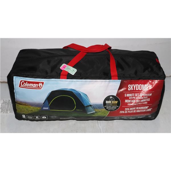 COLEMAN 8 PERSON SKYDOME TENT-STORE RETURN