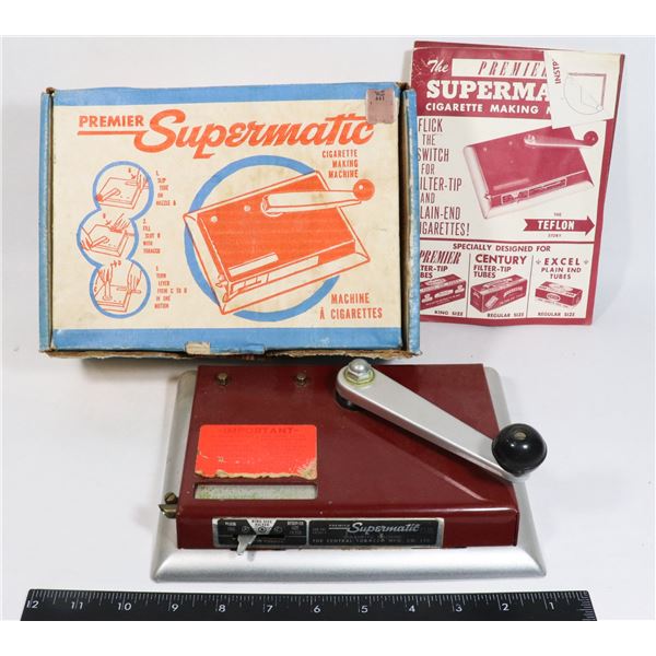 VINTAGE PREMIER SUPERMATIC CIGARETTE MACHINE