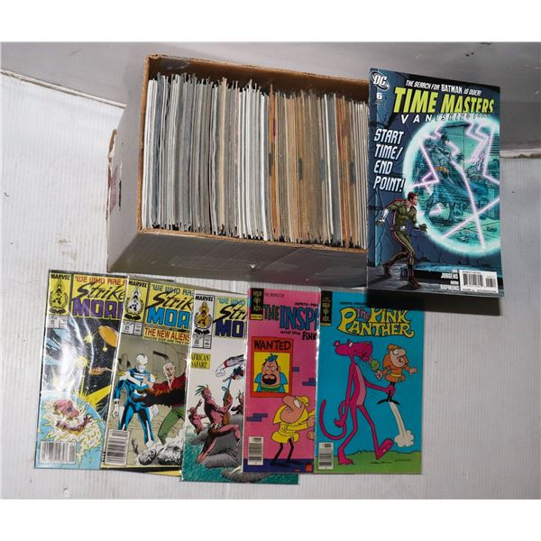 LOT OF COMIC BOOKS SHORT BOX FULL