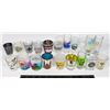 Image 1 : GROUPING OF 20 SHOT GLASSES VARIOUS THEMES/PLACES