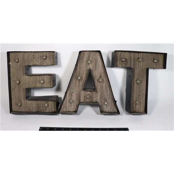 E.A.T. LETTERS, WORKS BUT NEEDS BATTERIES