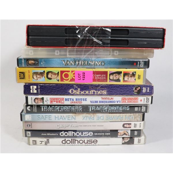 BUNDLE OF ASSORTED DVDS