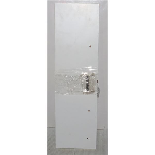 IKEA SHELF 10"X36" WHITE WITH HANGERS