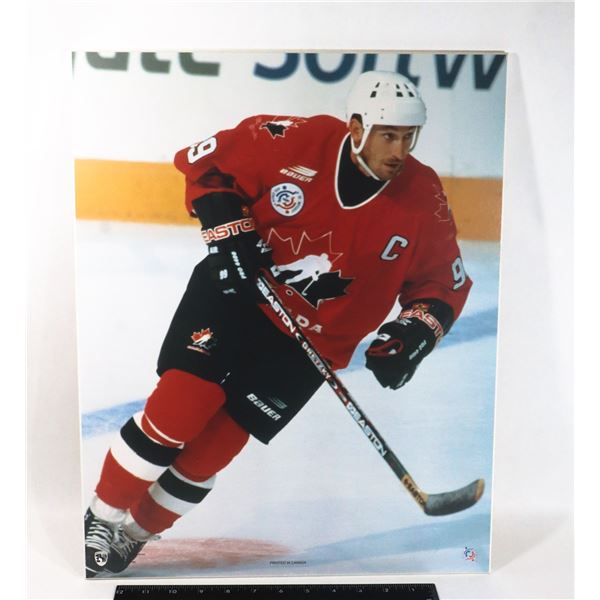 WAYNE GRETZKY TEAM CANADA PICTURE ON BOARD