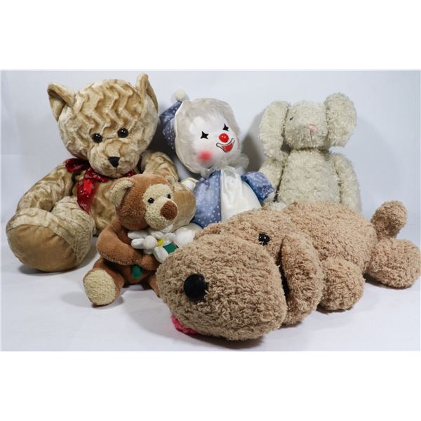 STUFFIES & MUSICAL CLOWN