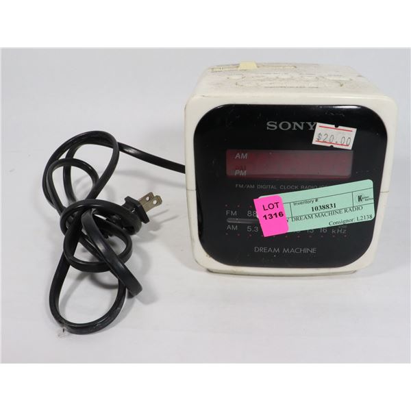 SONY DREAM MACHINE RADIO