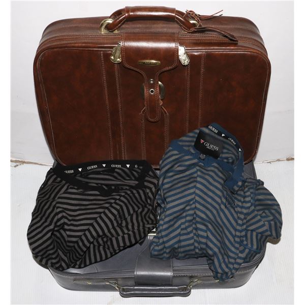 TWO LUGGAGE/ SUITCASES
