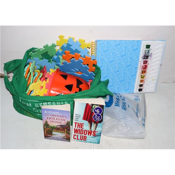 BAG OF ASSORTED KIDS ITEMS