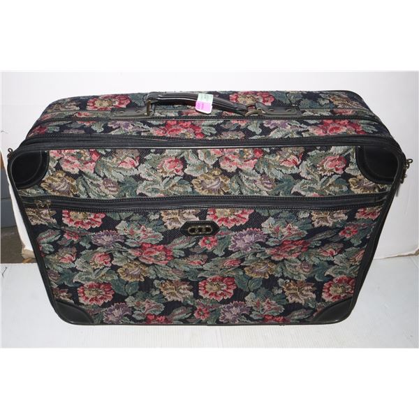 FLORAL PATTERN SUITCASE