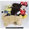 Image 1 : GROUPING OF STUFFIES SOME VINTAGE SOME DISNEY ETC