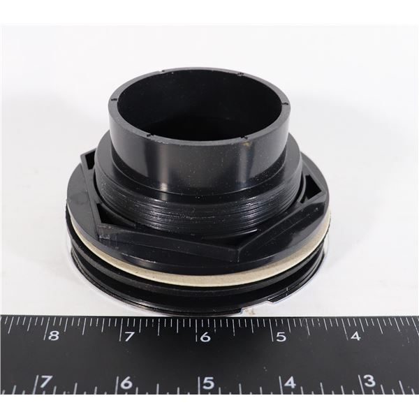 ABS SHOWER DRAIN FOR MOLDED SHOWER BASES, CHROME