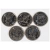 Image 2 : SET OF 5 CANADIAN QUARTERS, MIXED COLOURS