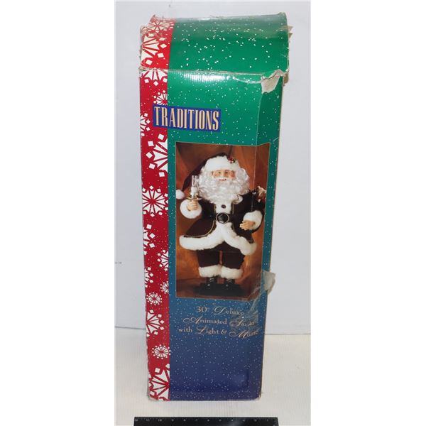 LARGE (76CM TALL) SANTA CHRISTMAS DECORATION