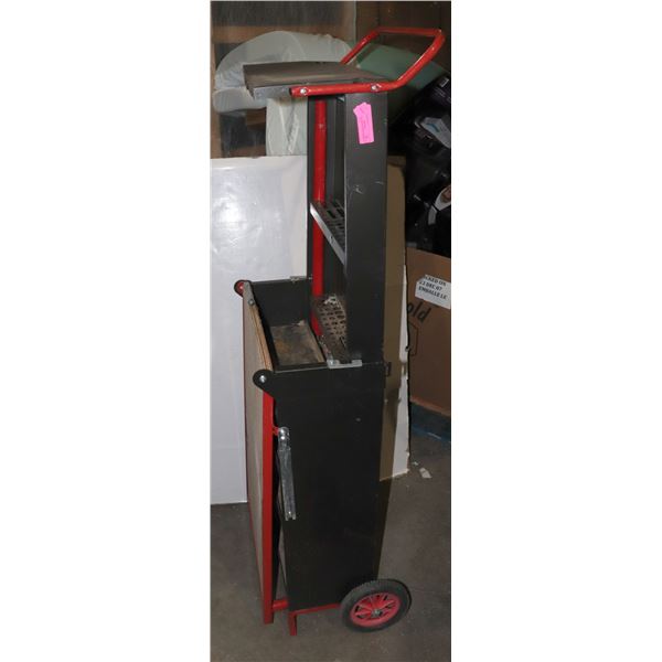 WORK TABLE, NEEDS REPAIRS