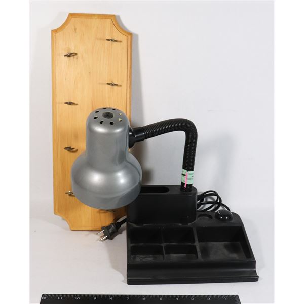 DESK LAMP AND KEY HOLDER