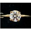Image 2 : 10K YELLOW GOLD MOISSANITE(0.5CT) RING