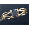 Image 3 : 10K YELLOW GOLD BLACK DIAMOND(0.6CT) RING