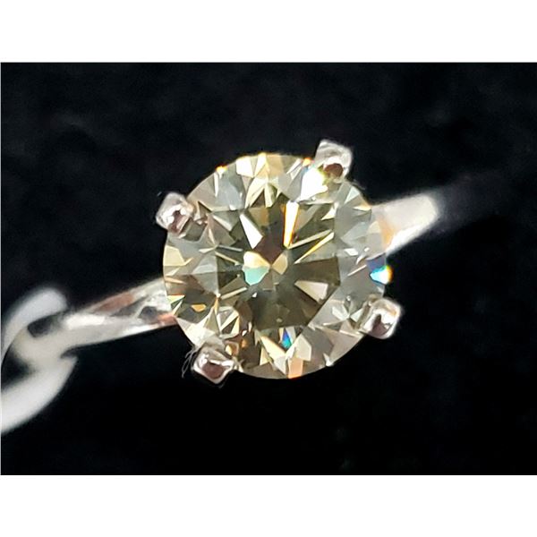 14K WHITE GOLD DIAMOND (1.08CT,SI1
