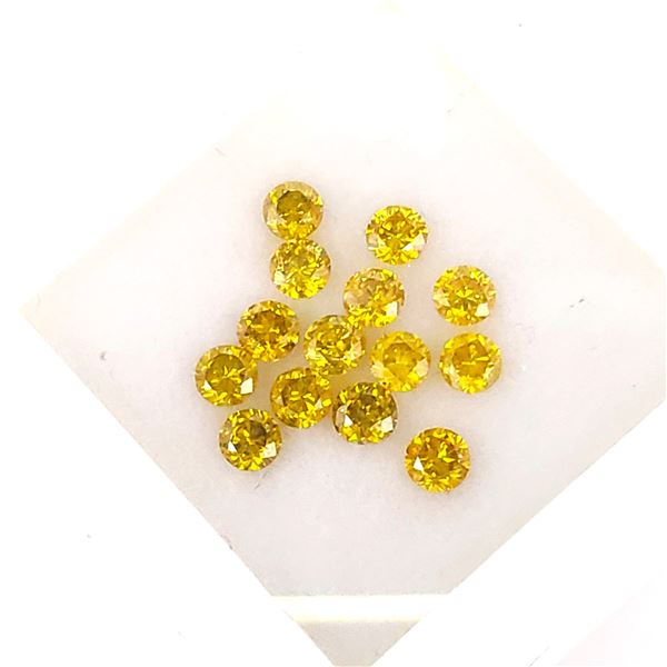 LAB GROWN YELLOW DIAMOND APP(1CT)
