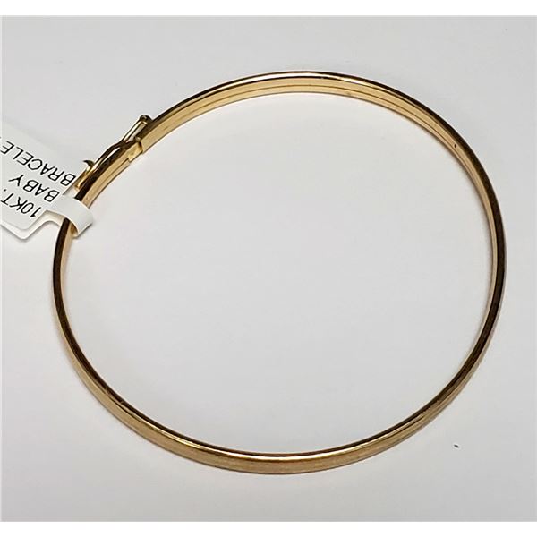 10K YELLOW GOLD 1.92G BABY BANGLE