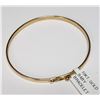 Image 2 : 10K YELLOW GOLD 1.92G BABY BANGLE