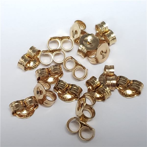 10K YELLOW GOLD APP 1G 16PCS EARRING BACKING