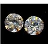 Image 1 : 14K YELLOW GOLD CUBIC ZIRCONIA EARRINGS
