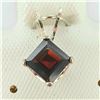 Image 1 : SILVER GARNET(0.78CT) PENDANT, MADE IN CANADA