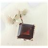 Image 2 : SILVER GARNET(0.78CT) PENDANT, MADE IN CANADA