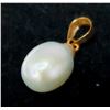 Image 1 : 14K YELLOW GOLD FRESH WATER PEARL PENDANT