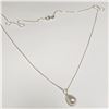 Image 2 : SILVER PEARL NECKLACE