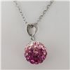 Image 1 : SILVER CRYSTAL 16" NECKLACE