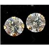 Image 2 : 14K YELLOW GOLD CUBIC ZIRCONIA EARRINGS