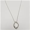 Image 2 : SILVER DIAMOND NECKLACE