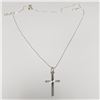 Image 2 : SILVER CROSS NECKLACE
