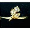 Image 3 : 10K YELLOW GOLD DIAMOND(0.11CT) RING