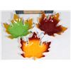 Image 2 : PARTYLITE FALLING LEAVES TEALIGHT TRIO