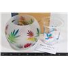 Image 2 : PARTYLITE PALM TEALIGHT HOLDER