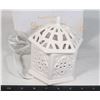 Image 1 : PARTYLITE SCENT GLOW WHITE GAZEBO WARMER
