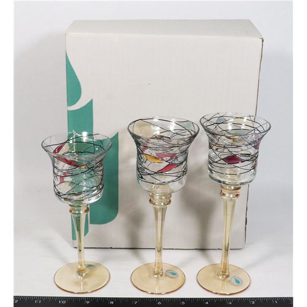 PARTYLITE MOSAIC TRIO