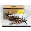 Image 1 : PARTYLITE FALLING LEAVES CENTERPIECE