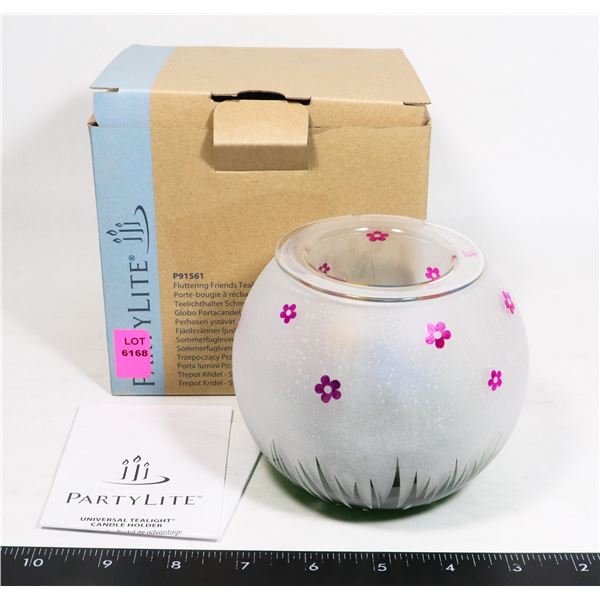 PARTYLITE FLUTTERING FRIENDS TEALIGHT HOLDER