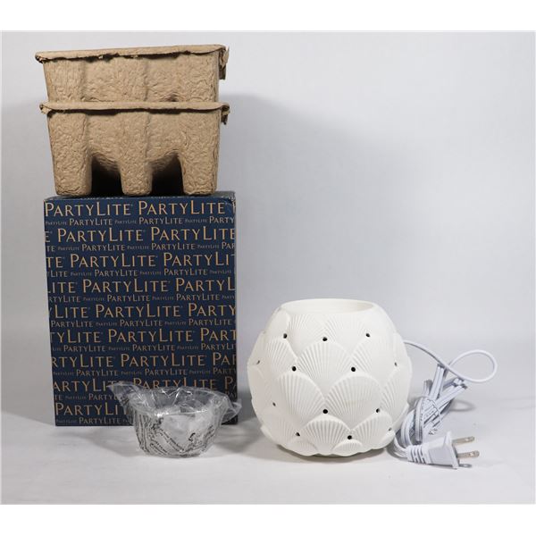PARTYLITE SCENT GLOW SEASHELLS WARMER