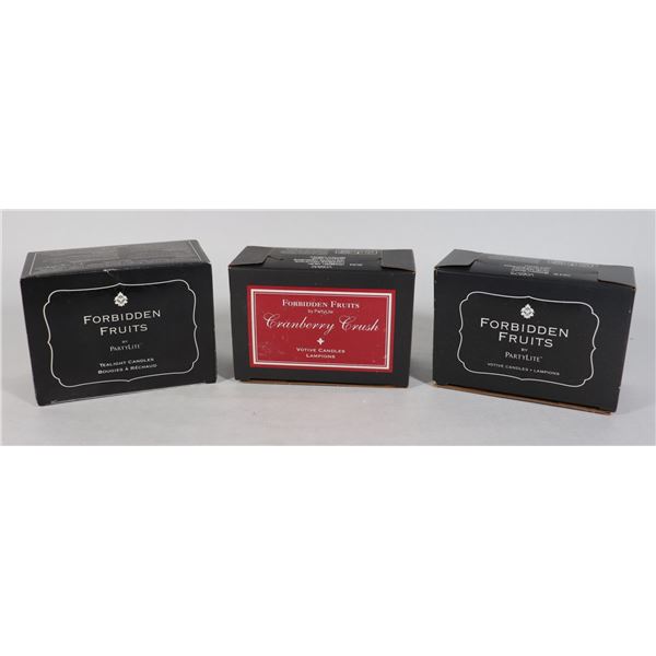 PARTYLITE FORBIDDEN FRUITS CANDLES
