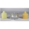Image 2 : PARTYLITE DAISY TEALIGHT TRIO & CANDLES