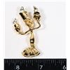 Image 1 : NEW BEAUTY AND THE BEAST LUMIERE THEME BROOCH