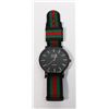 Image 2 : NEW GUCCI BLACK FACE LOGO WATCH